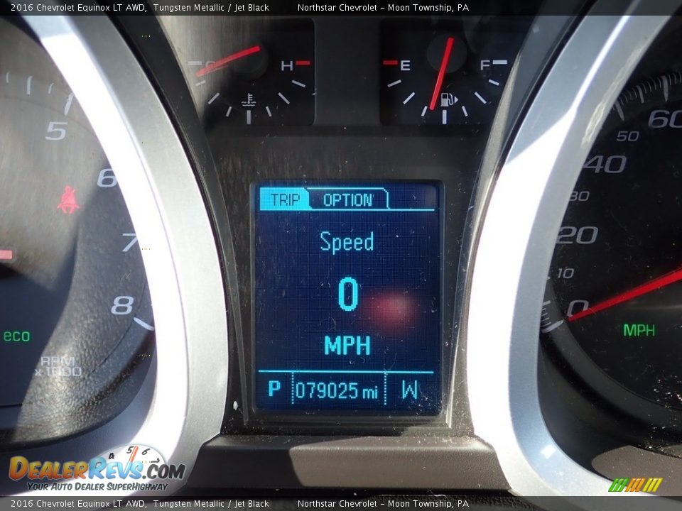 2016 Chevrolet Equinox LT AWD Tungsten Metallic / Jet Black Photo #29