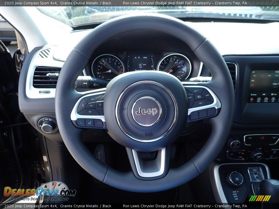 2020 Jeep Compass Sport 4x4 Granite Crystal Metallic / Black Photo #16