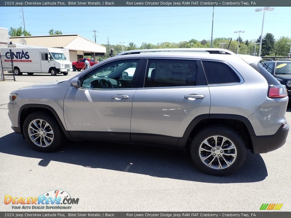 2020 Jeep Cherokee Latitude Plus Billet Silver Metallic / Black Photo #3