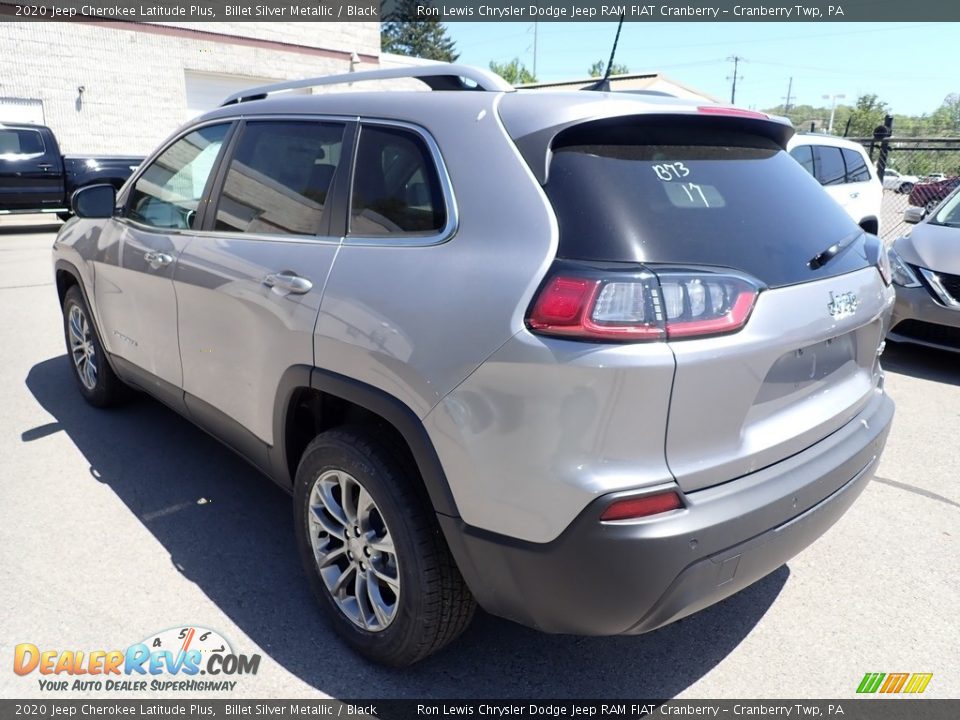 2020 Jeep Cherokee Latitude Plus Billet Silver Metallic / Black Photo #4