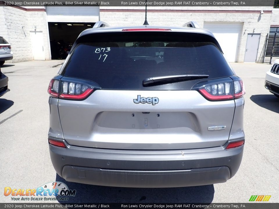 2020 Jeep Cherokee Latitude Plus Billet Silver Metallic / Black Photo #5
