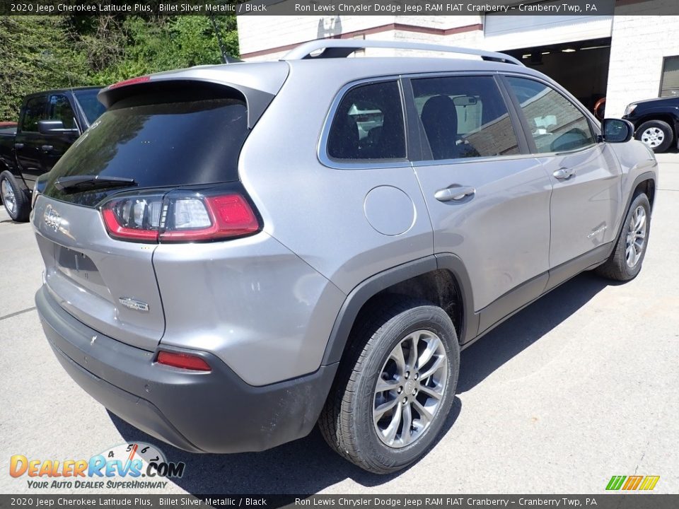 2020 Jeep Cherokee Latitude Plus Billet Silver Metallic / Black Photo #6