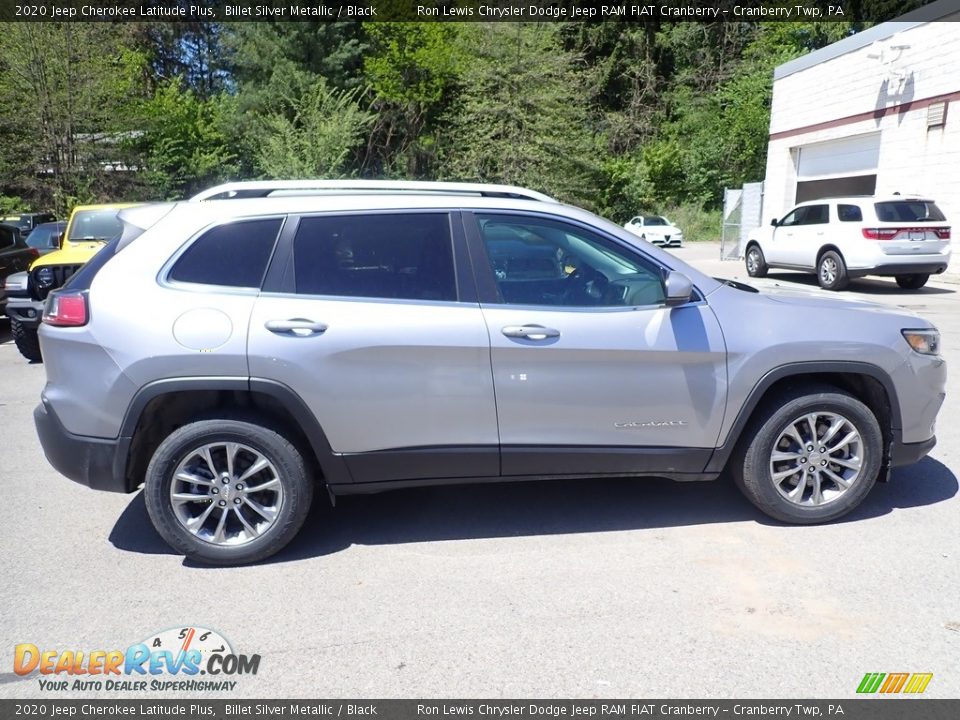 2020 Jeep Cherokee Latitude Plus Billet Silver Metallic / Black Photo #7