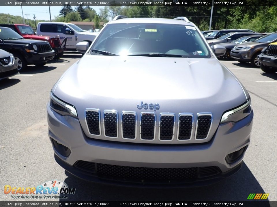 2020 Jeep Cherokee Latitude Plus Billet Silver Metallic / Black Photo #9