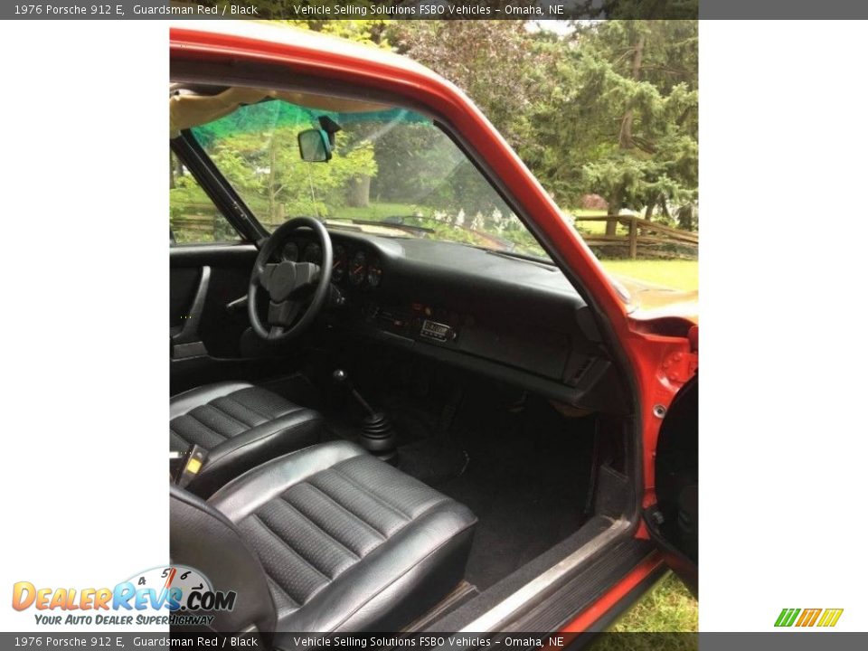 1976 Porsche 912 E Guardsman Red / Black Photo #4