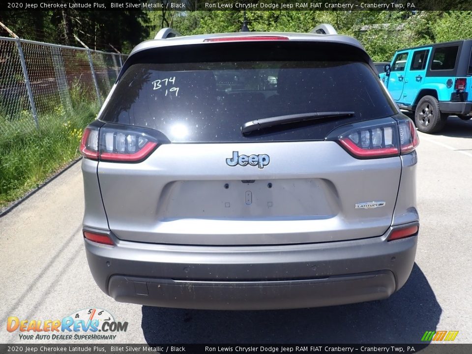 2020 Jeep Cherokee Latitude Plus Billet Silver Metallic / Black Photo #4