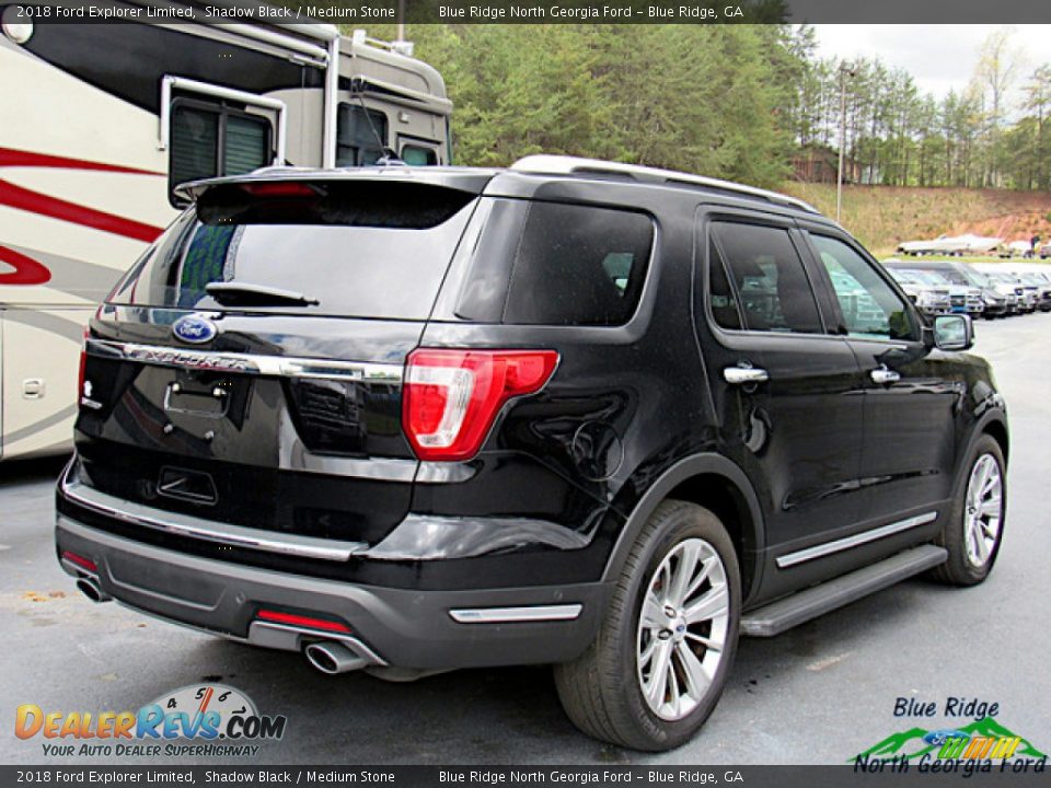 2018 Ford Explorer Limited Shadow Black / Medium Stone Photo #5