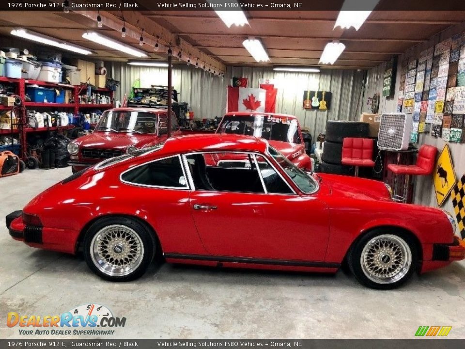 1976 Porsche 912 E Guardsman Red / Black Photo #8