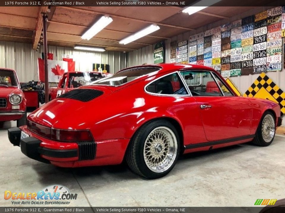 1976 Porsche 912 E Guardsman Red / Black Photo #9