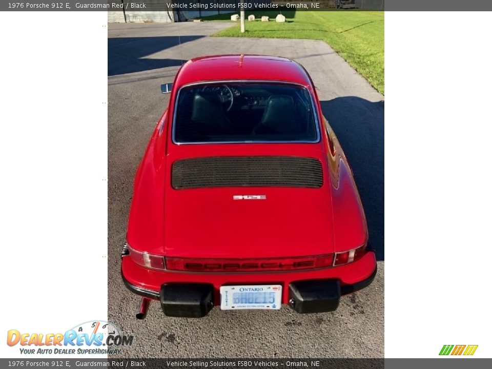 1976 Porsche 912 E Guardsman Red / Black Photo #10