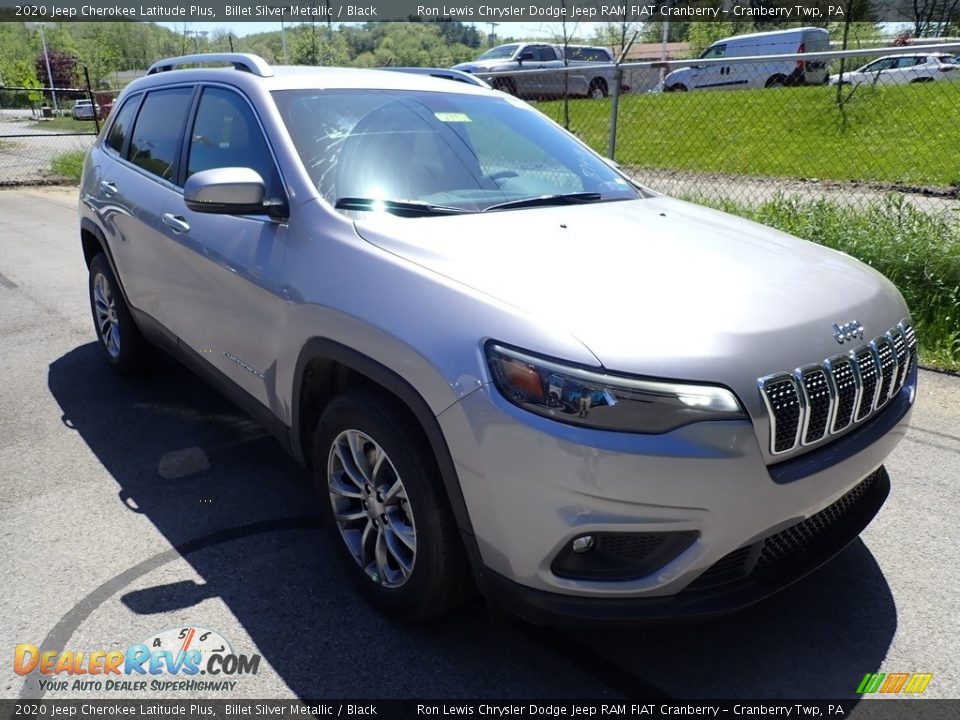 2020 Jeep Cherokee Latitude Plus Billet Silver Metallic / Black Photo #7
