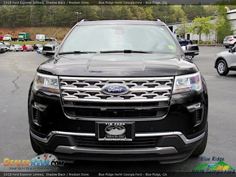 2018 Ford Explorer Limited Shadow Black / Medium Stone Photo #8