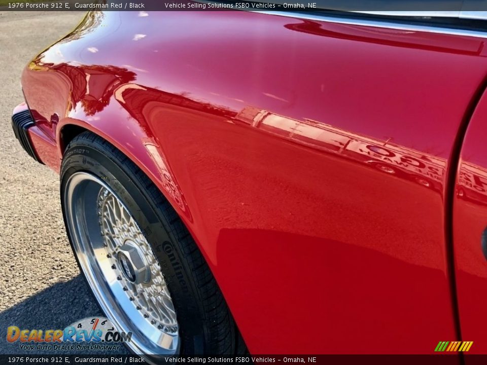 1976 Porsche 912 E Guardsman Red / Black Photo #11