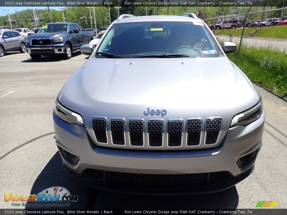 2020 Jeep Cherokee Latitude Plus Billet Silver Metallic / Black Photo #8