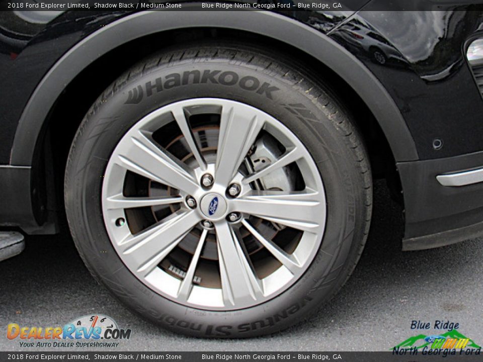 2018 Ford Explorer Limited Shadow Black / Medium Stone Photo #9