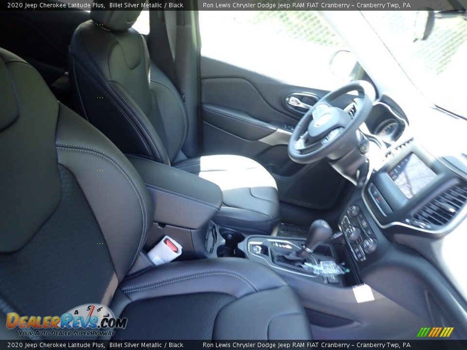 2020 Jeep Cherokee Latitude Plus Billet Silver Metallic / Black Photo #9