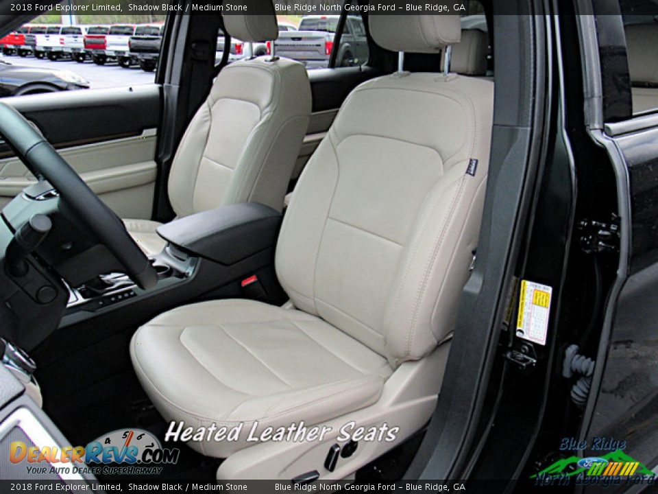2018 Ford Explorer Limited Shadow Black / Medium Stone Photo #10