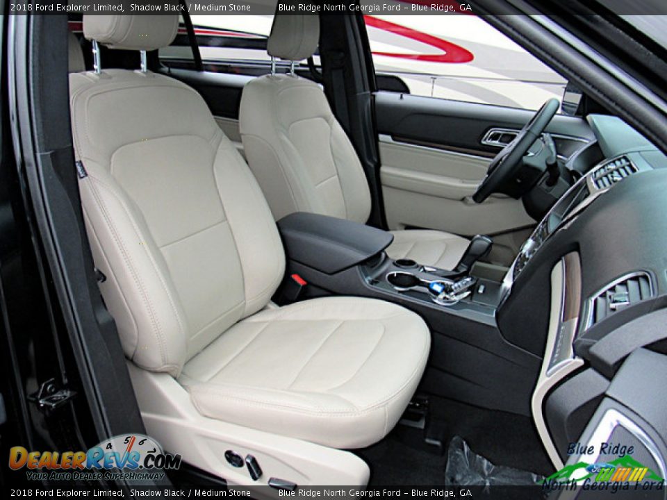 2018 Ford Explorer Limited Shadow Black / Medium Stone Photo #11