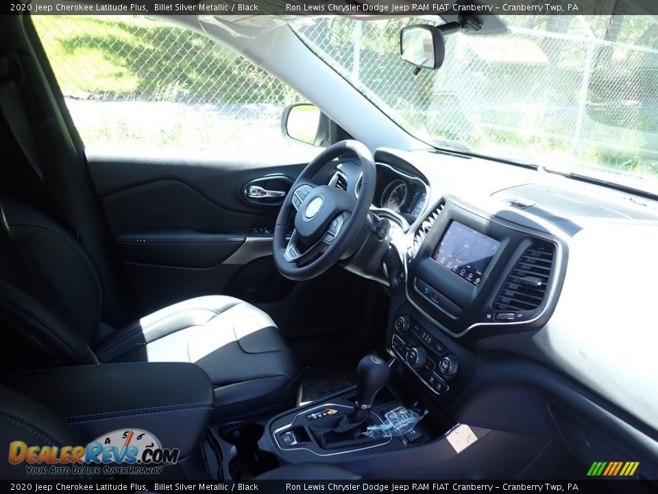 2020 Jeep Cherokee Latitude Plus Billet Silver Metallic / Black Photo #10