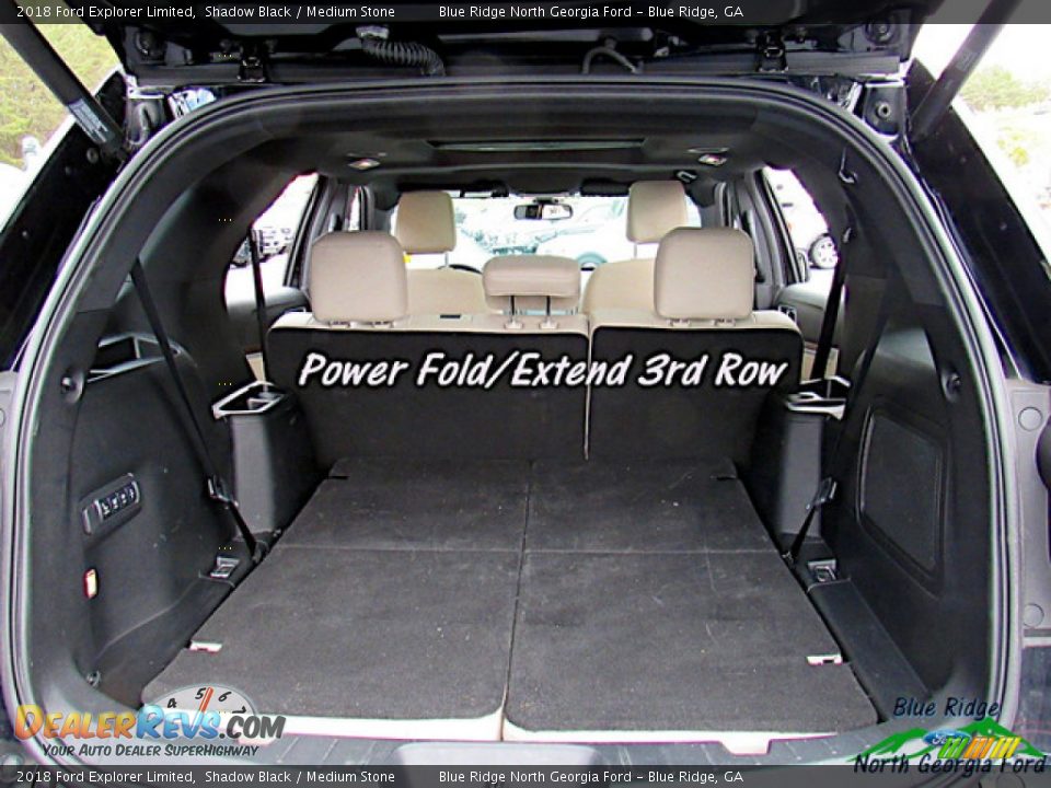 2018 Ford Explorer Limited Shadow Black / Medium Stone Photo #13