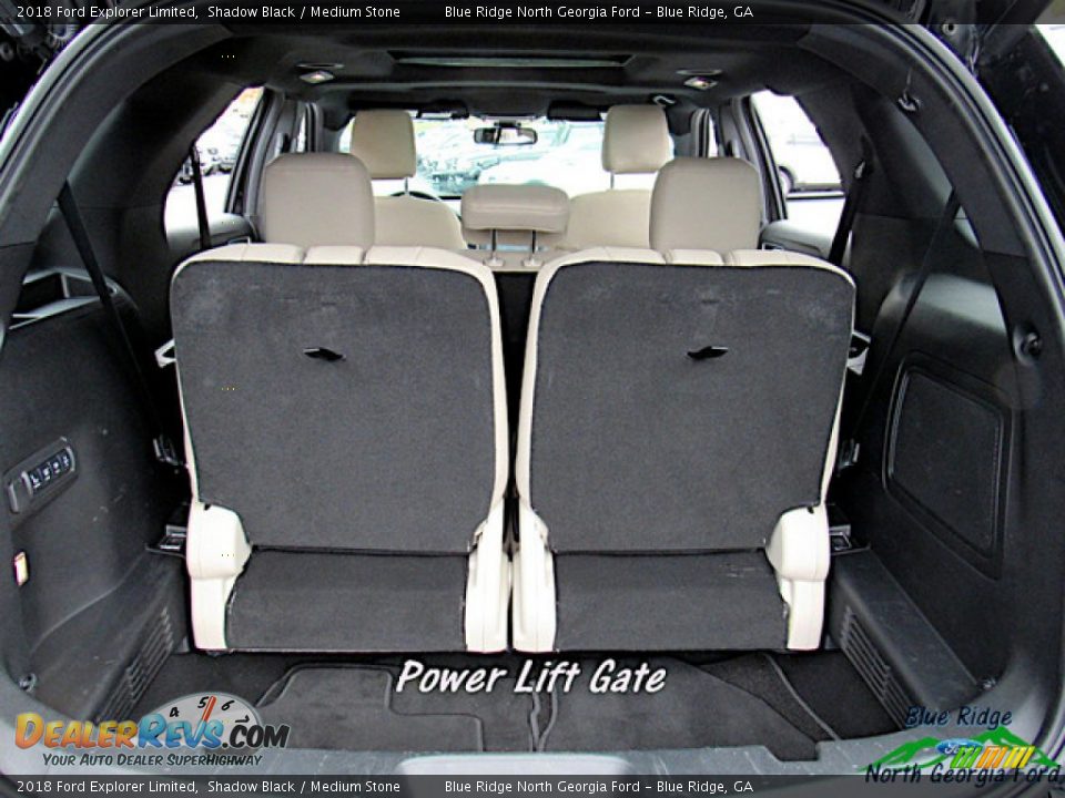 2018 Ford Explorer Limited Shadow Black / Medium Stone Photo #14