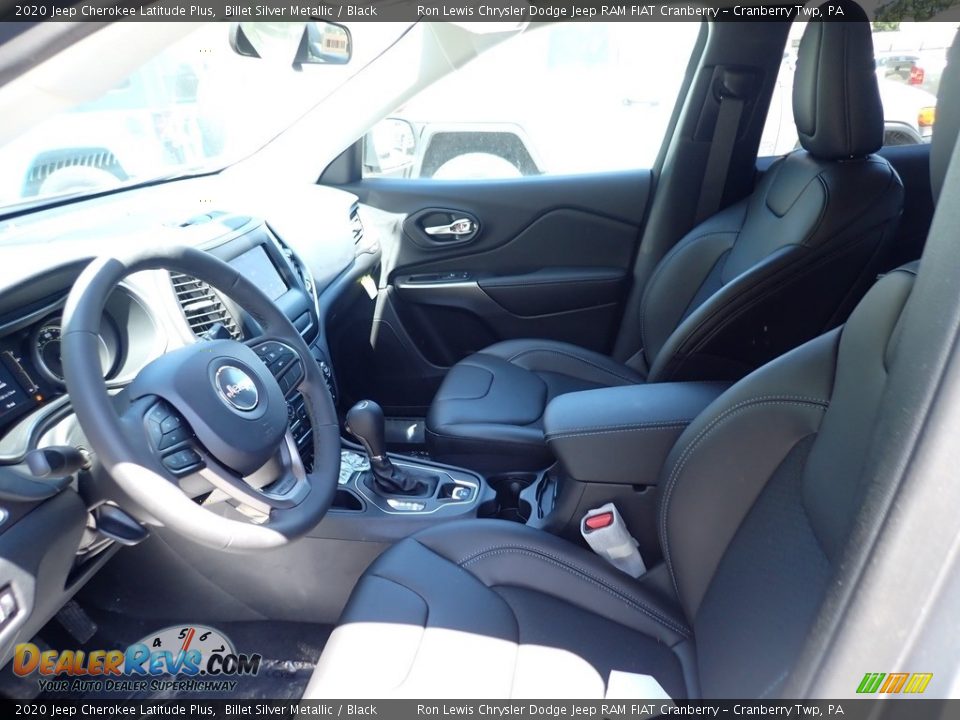 2020 Jeep Cherokee Latitude Plus Billet Silver Metallic / Black Photo #14