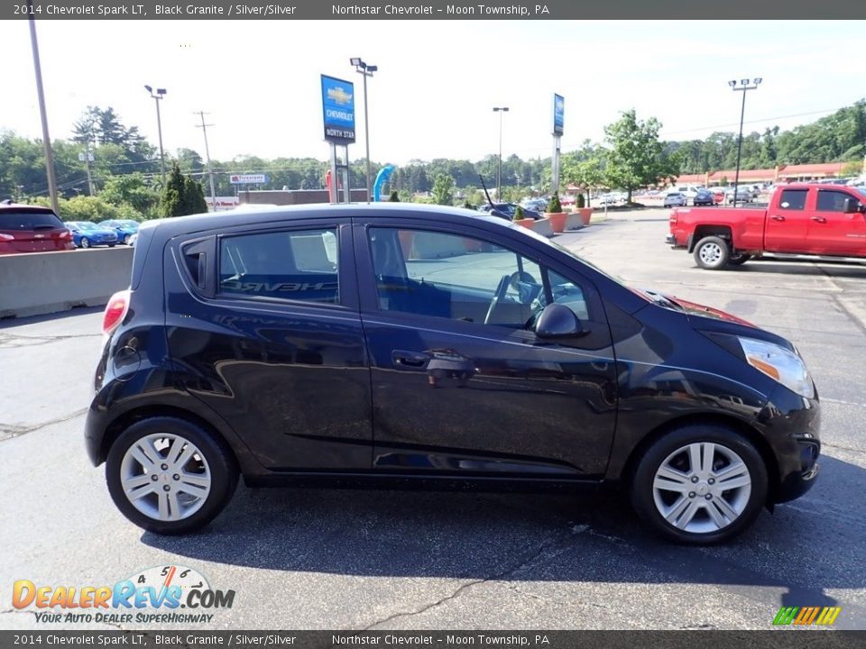 2014 Chevrolet Spark LT Black Granite / Silver/Silver Photo #10