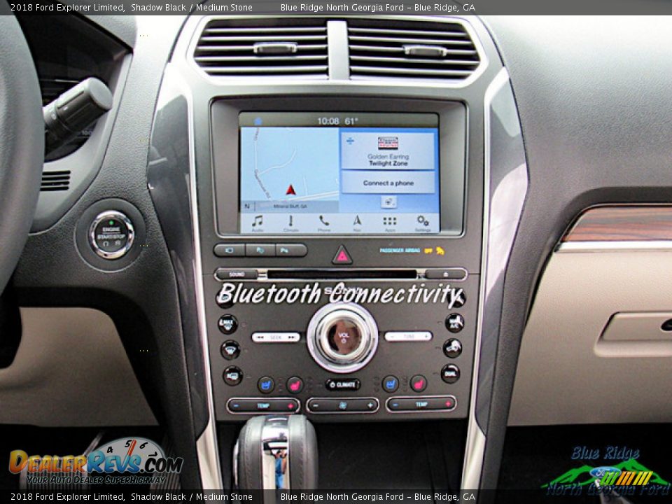 2018 Ford Explorer Limited Shadow Black / Medium Stone Photo #19
