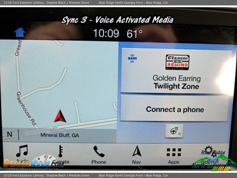 2018 Ford Explorer Limited Shadow Black / Medium Stone Photo #20