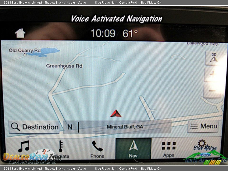 2018 Ford Explorer Limited Shadow Black / Medium Stone Photo #21