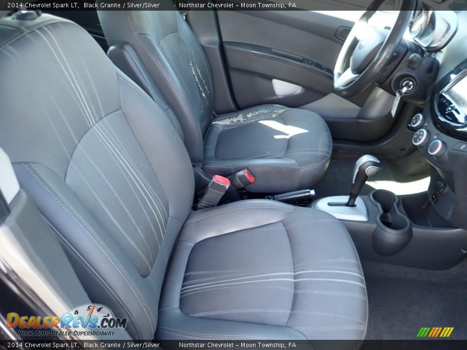 2014 Chevrolet Spark LT Black Granite / Silver/Silver Photo #15
