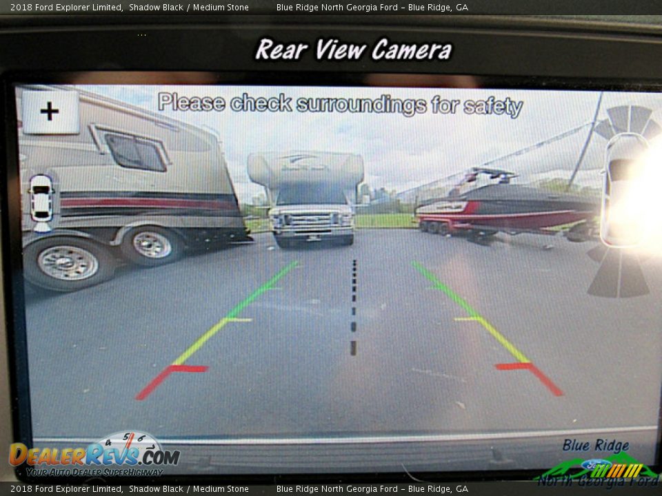 2018 Ford Explorer Limited Shadow Black / Medium Stone Photo #22