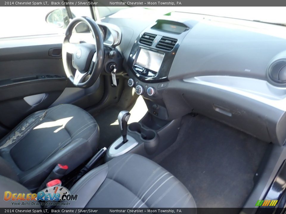 2014 Chevrolet Spark LT Black Granite / Silver/Silver Photo #16