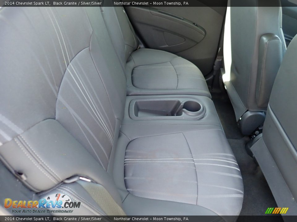 2014 Chevrolet Spark LT Black Granite / Silver/Silver Photo #18