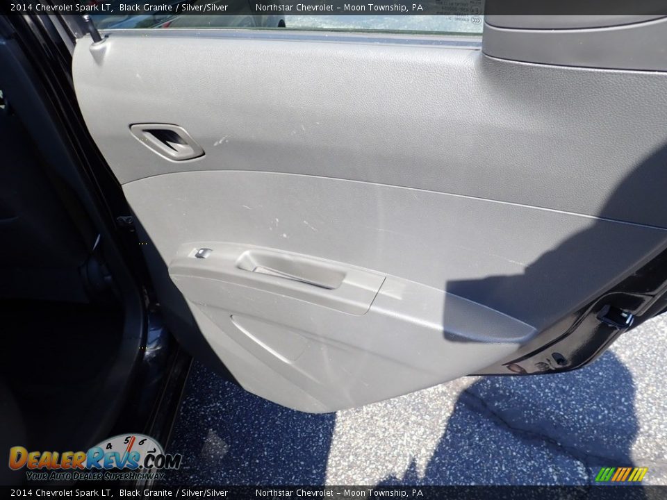 2014 Chevrolet Spark LT Black Granite / Silver/Silver Photo #19