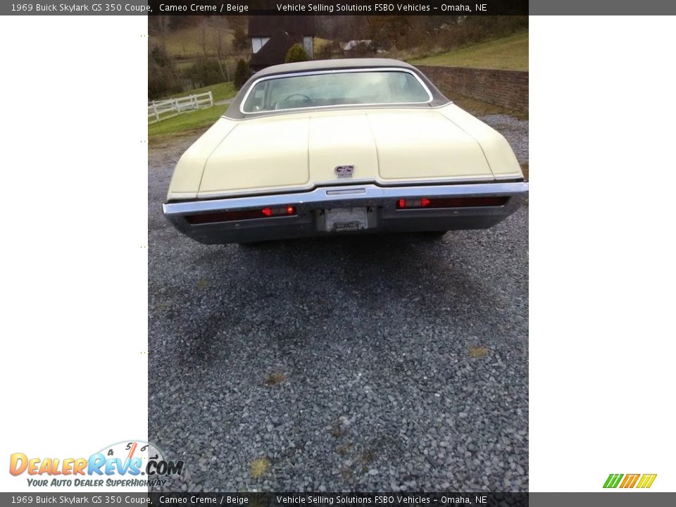 1969 Buick Skylark GS 350 Coupe Cameo Creme / Beige Photo #6