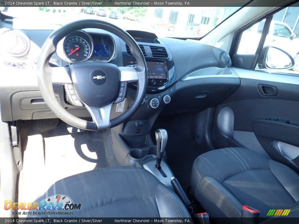 2014 Chevrolet Spark LT Black Granite / Silver/Silver Photo #22