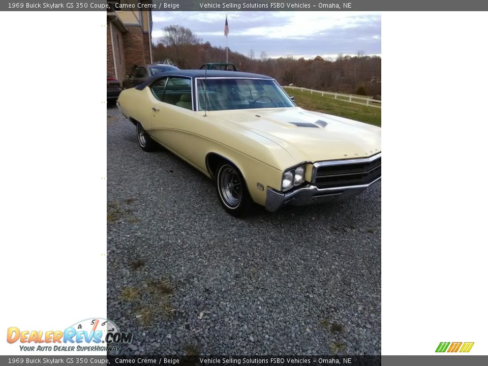 1969 Buick Skylark GS 350 Coupe Cameo Creme / Beige Photo #10