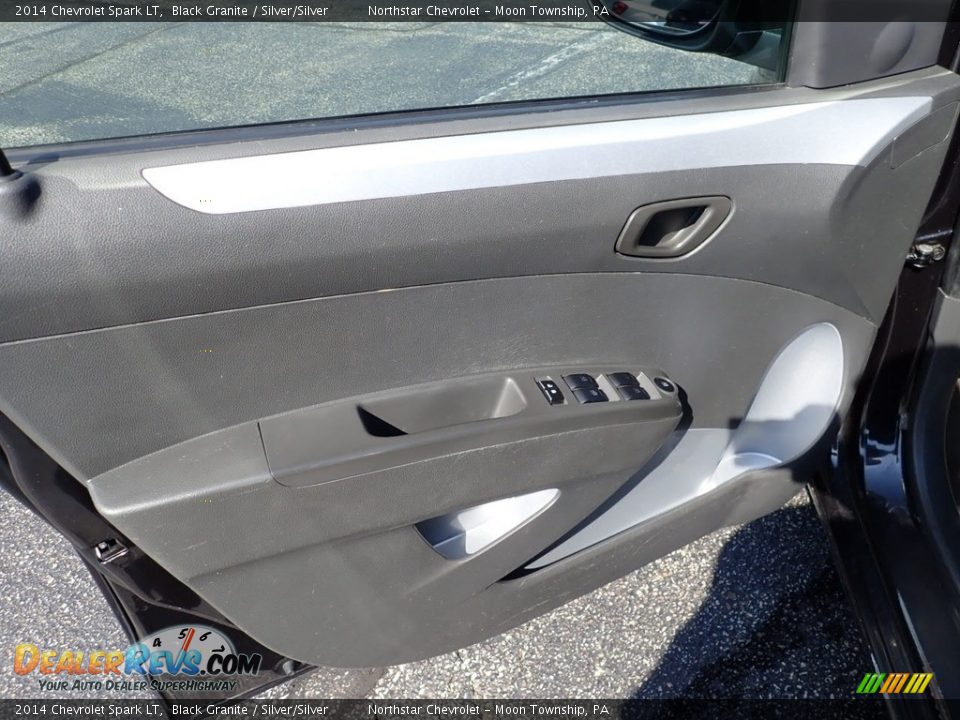 2014 Chevrolet Spark LT Black Granite / Silver/Silver Photo #24
