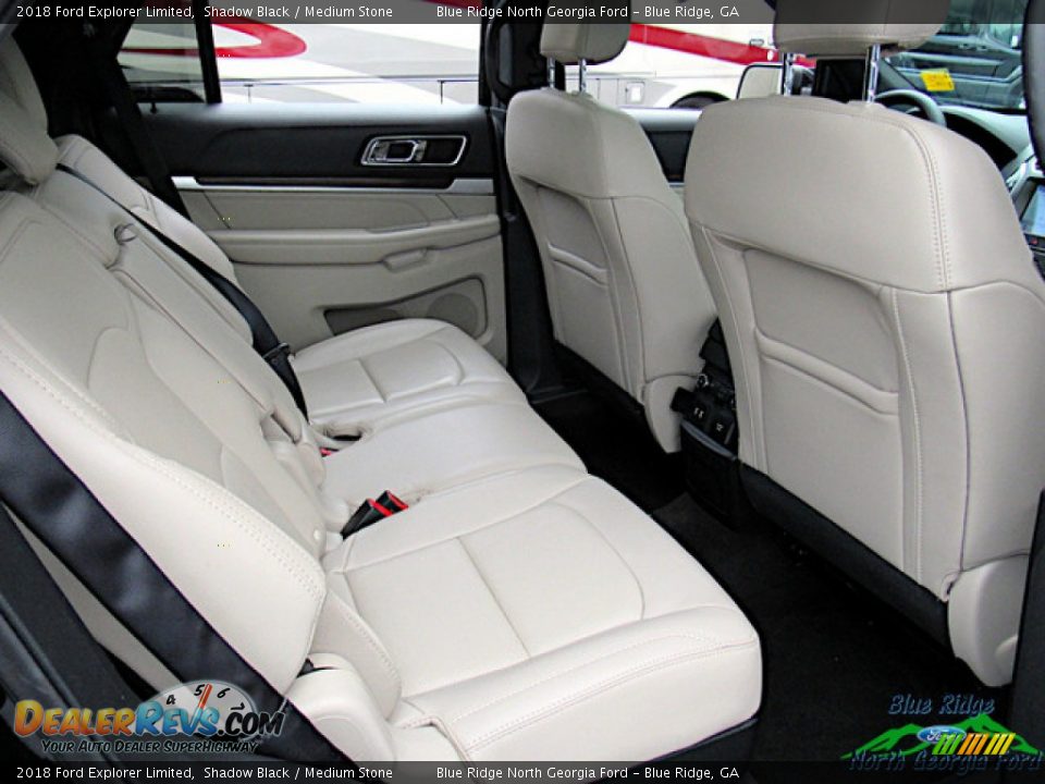 2018 Ford Explorer Limited Shadow Black / Medium Stone Photo #32