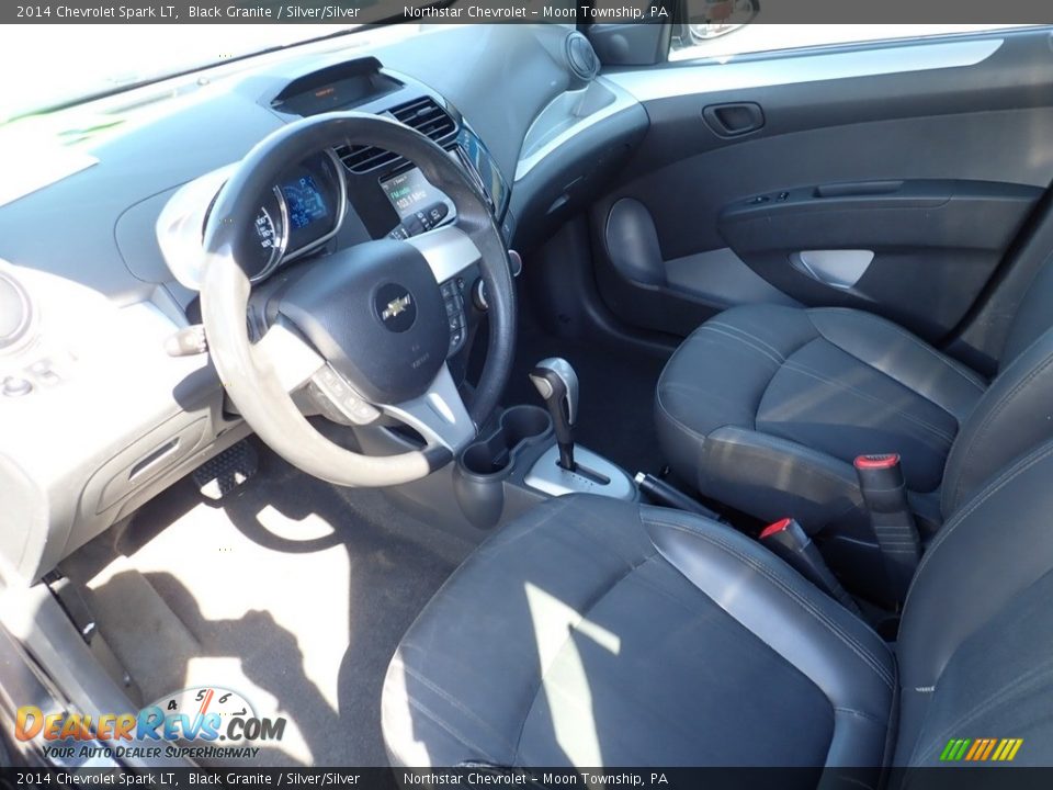 2014 Chevrolet Spark LT Black Granite / Silver/Silver Photo #25