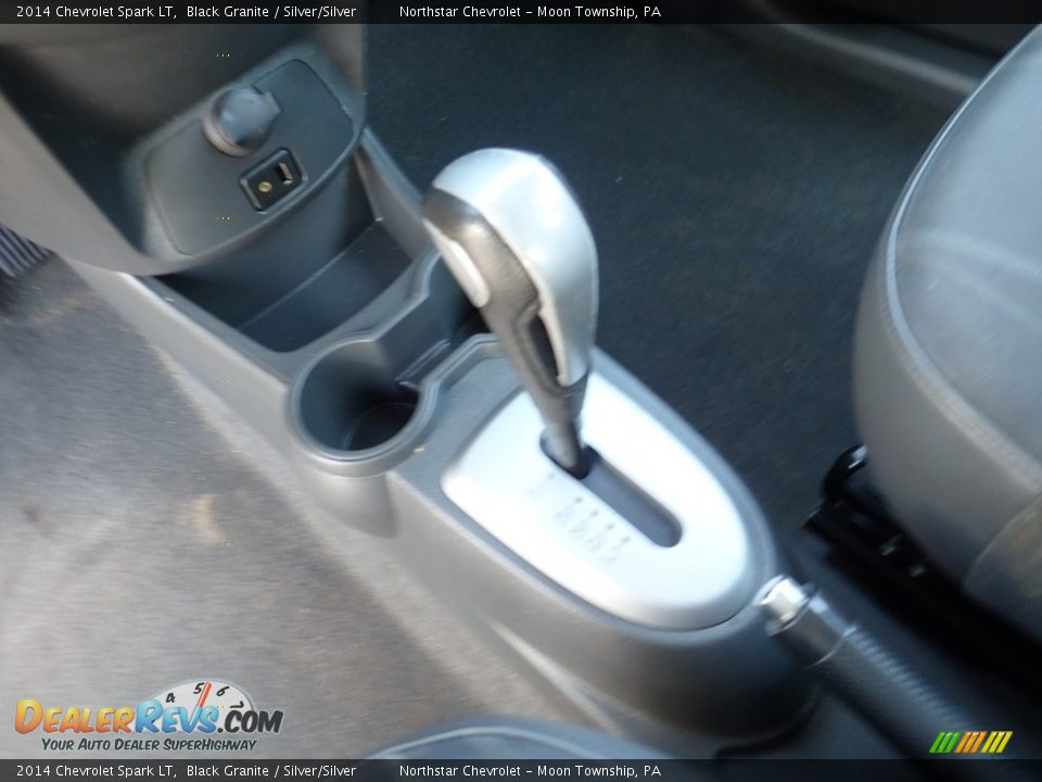 2014 Chevrolet Spark LT Black Granite / Silver/Silver Photo #26