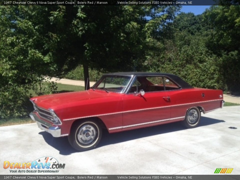 Bolero Red 1967 Chevrolet Chevy II Nova Super Sport Coupe Photo #1