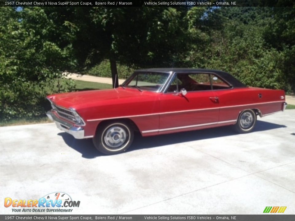 Bolero Red 1967 Chevrolet Chevy II Nova Super Sport Coupe Photo #4