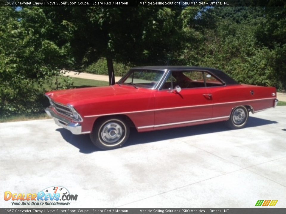 Bolero Red 1967 Chevrolet Chevy II Nova Super Sport Coupe Photo #4