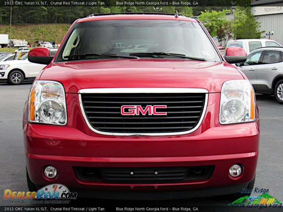 2013 GMC Yukon XL SLT Crystal Red Tintcoat / Light Tan Photo #8