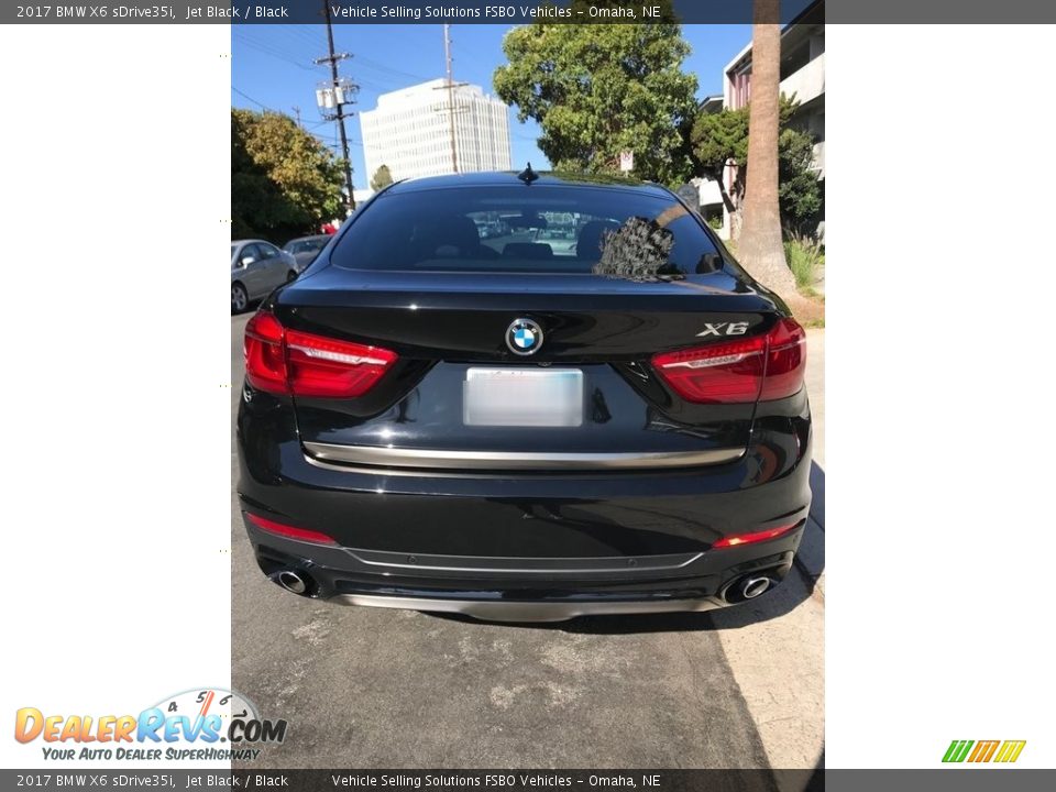 2017 BMW X6 sDrive35i Jet Black / Black Photo #18