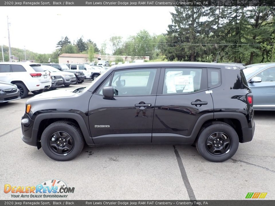 Black 2020 Jeep Renegade Sport Photo #2