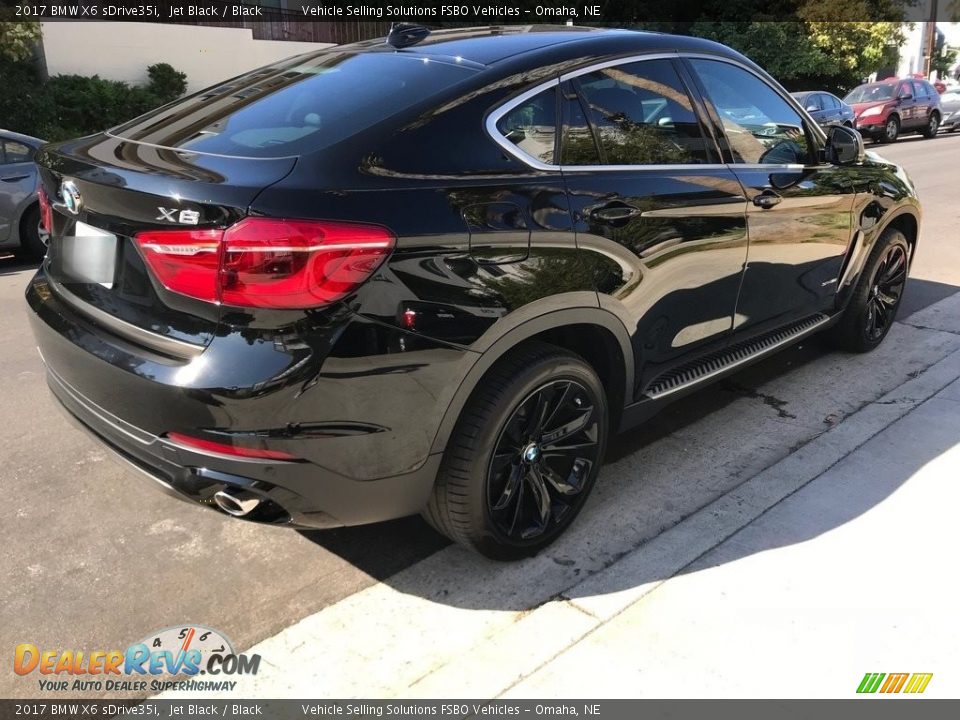 2017 BMW X6 sDrive35i Jet Black / Black Photo #20