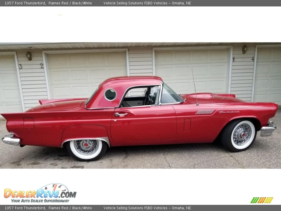 Flames Red 1957 Ford Thunderbird  Photo #2